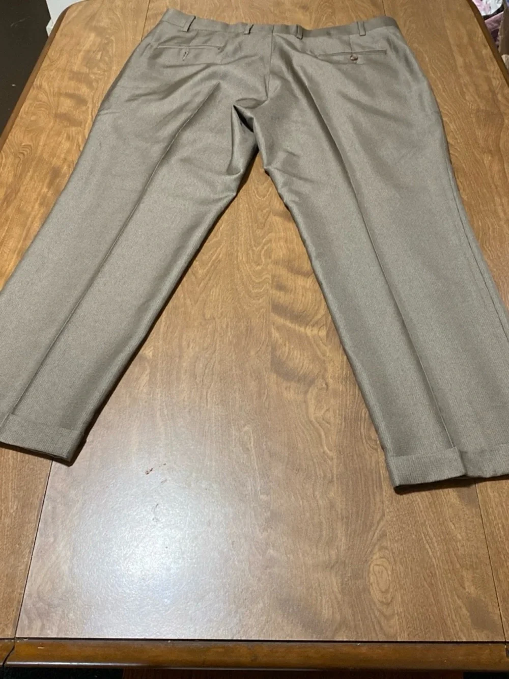 Lauren Ralph Lauren Men's Brown Pleated Dress Pants